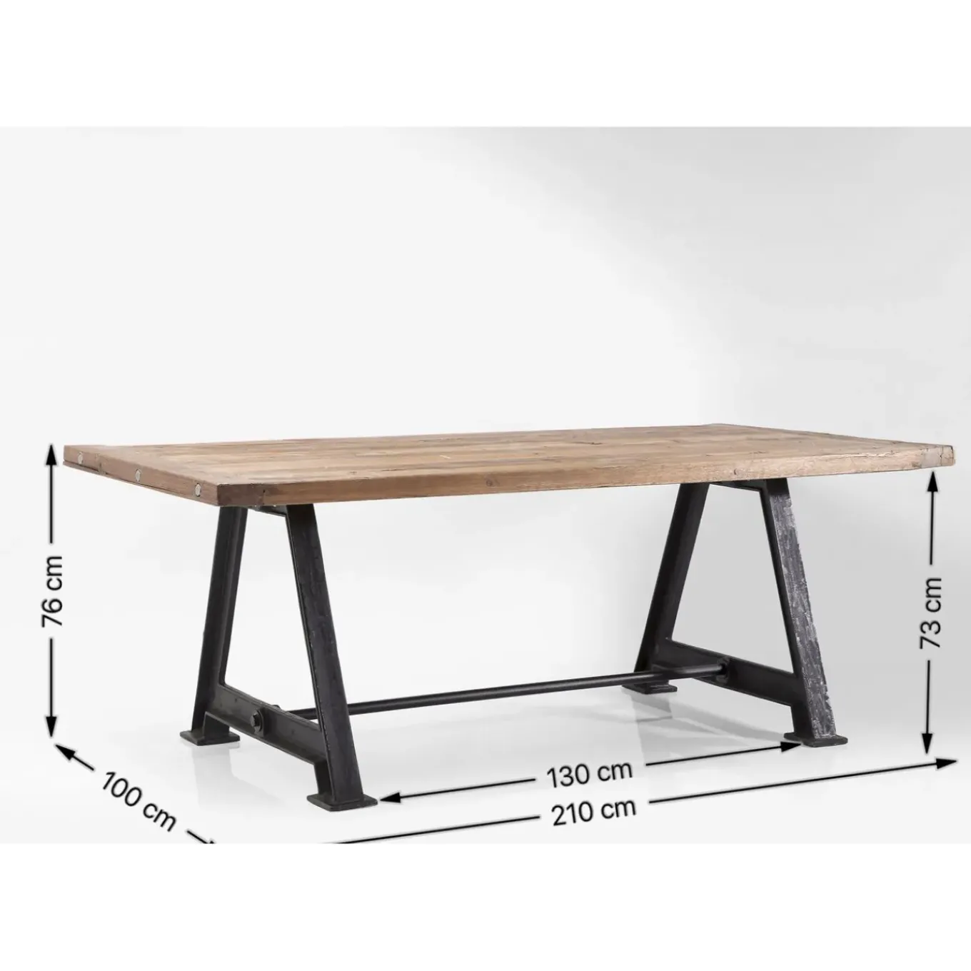 Table Railway 210X100Cm-Chaque Modele Unique
