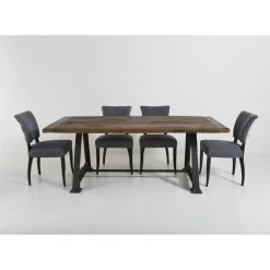 Table Railway 210X100Cm-Chaque Modele Unique