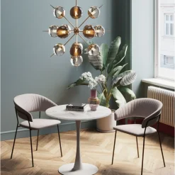 Table Schickeria Marbre Blanc O80Cm