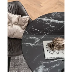 Table Solo Marble Noir O110