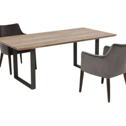 Table Symphony Acier Brut 160X80