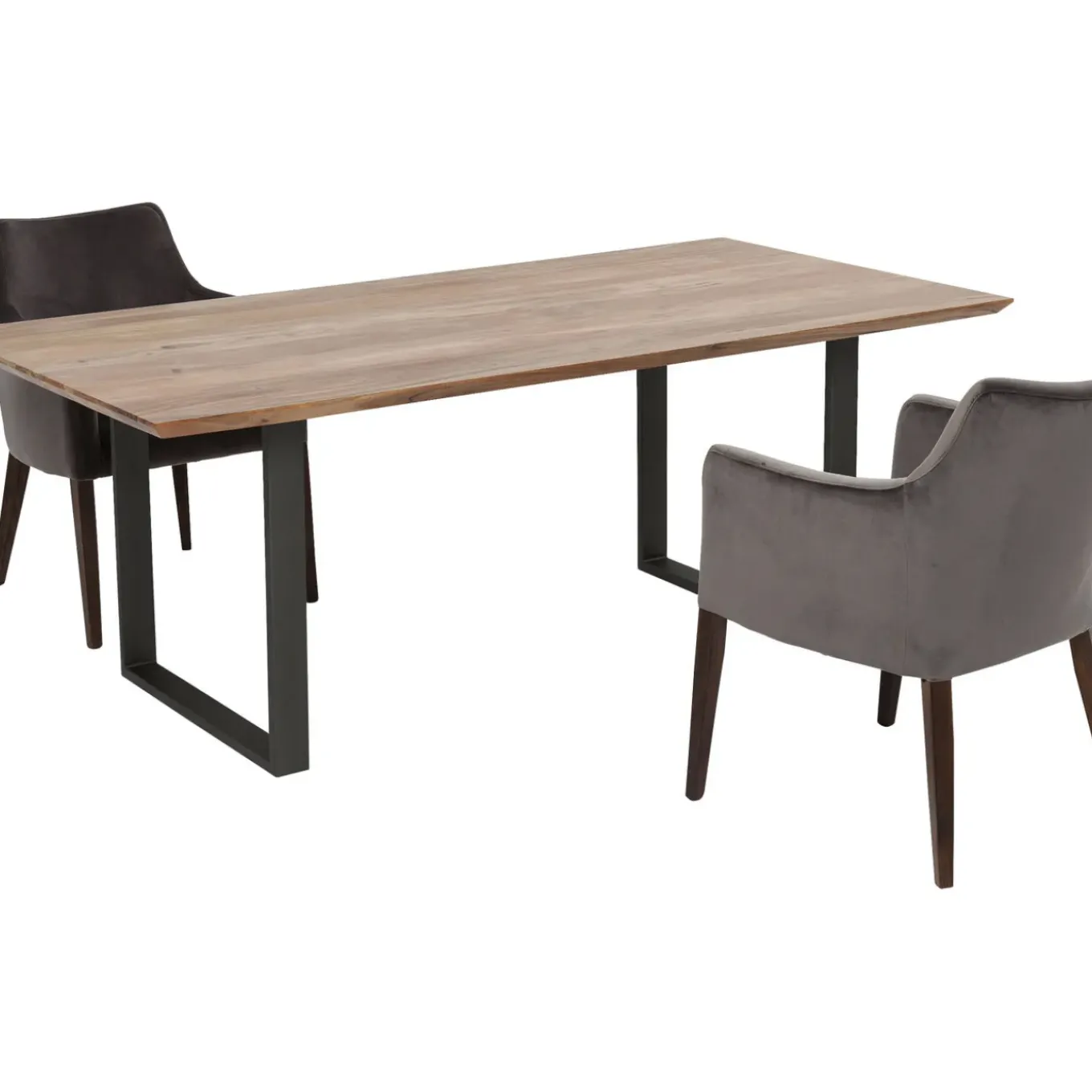 Table Symphony Acier Brut 160X80