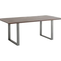 Table Symphony Fonce Acier Brut 160X80