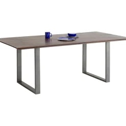 Table Symphony Fonce Acier Brut 200X100