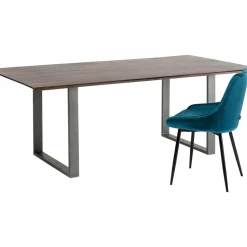 Table Symphony Fonce Acier Brut 200X100