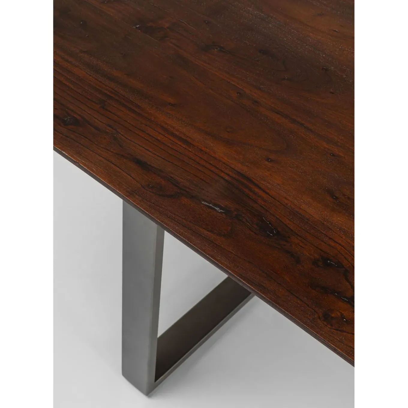 Table Symphony Fonce Acier Brut 180X90