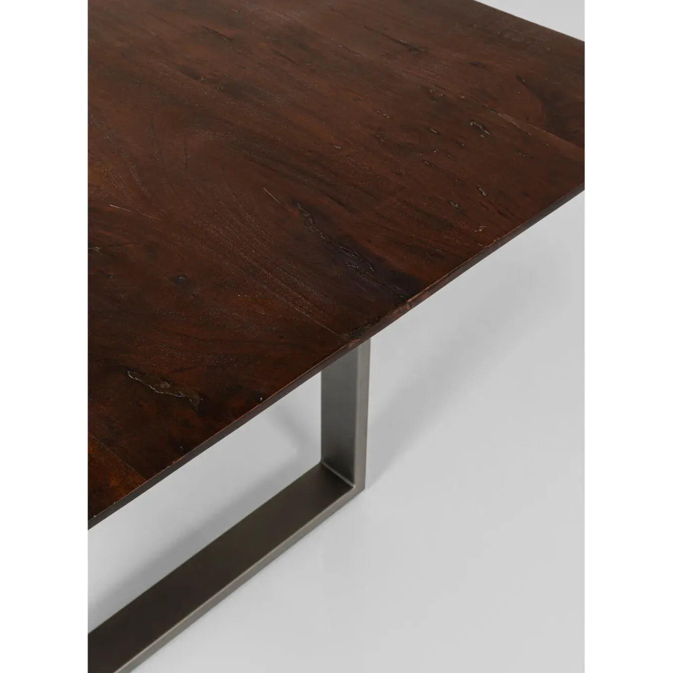 Table Symphony Fonce Acier Brut 180X90