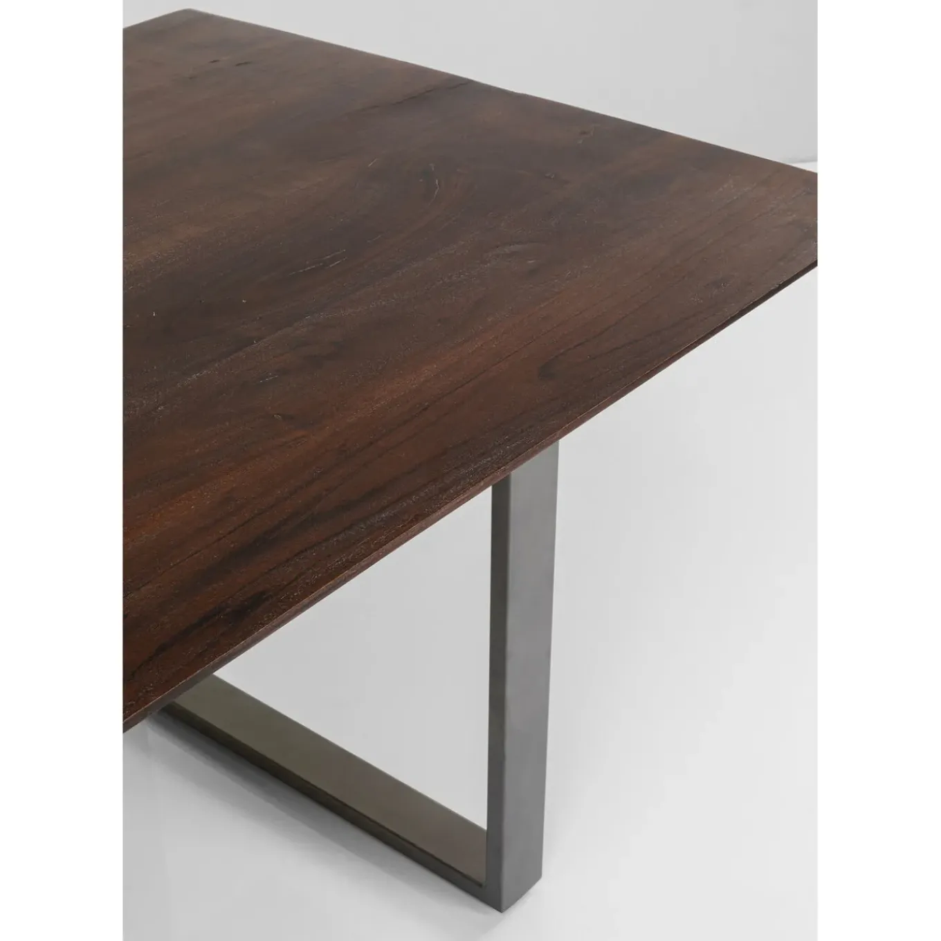 Table Symphony Fonce Acier Brut 180X90