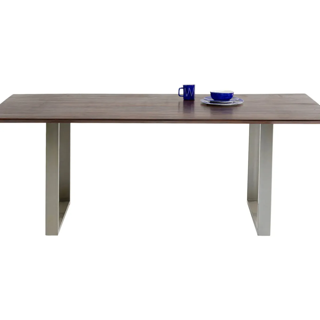 Table Symphony Fonce Argente 160X80