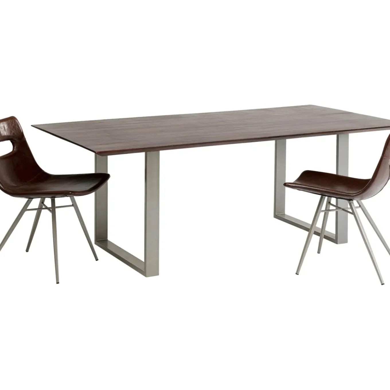 Table Symphony Fonce Argente 200X100