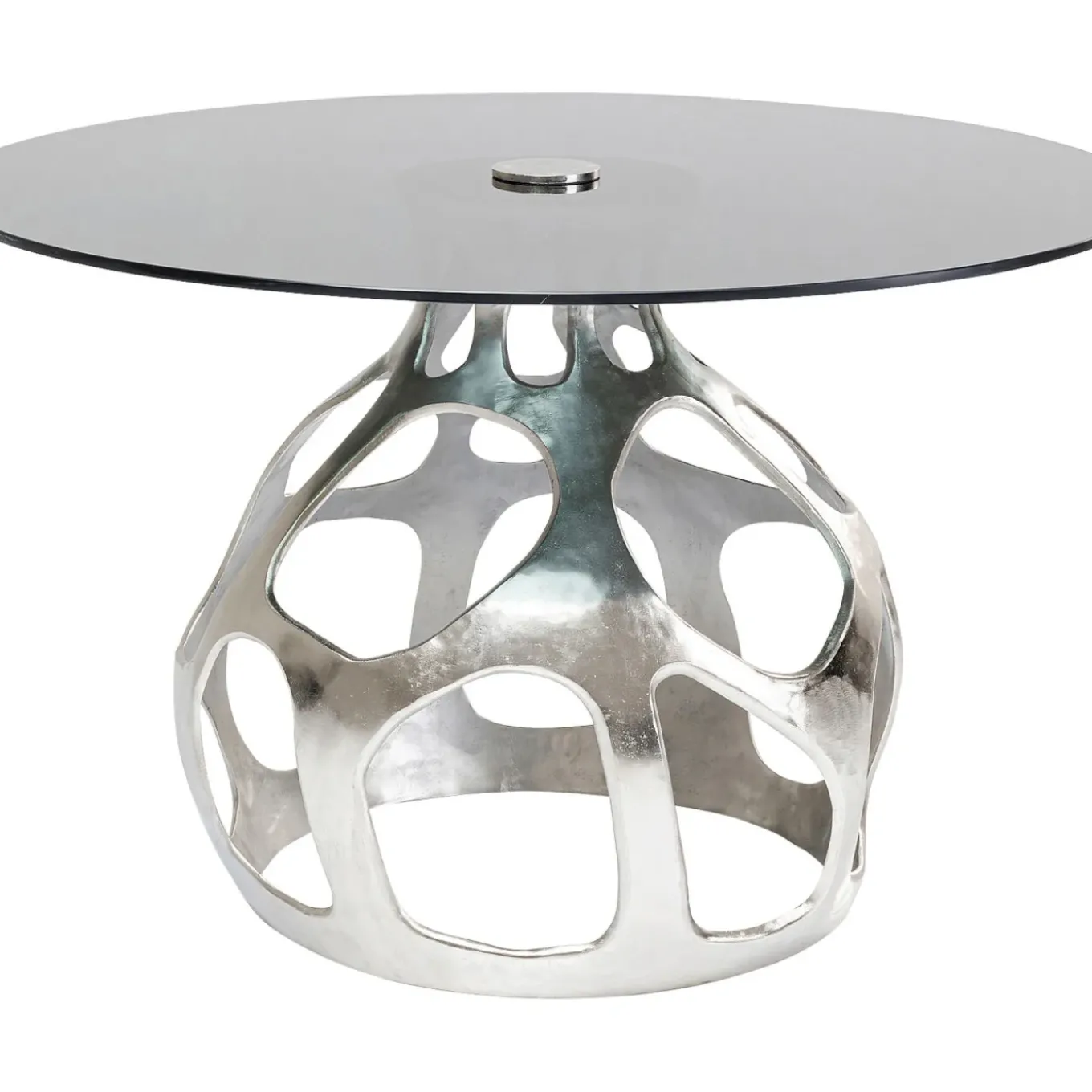 Table Volcano Argente O120Cm