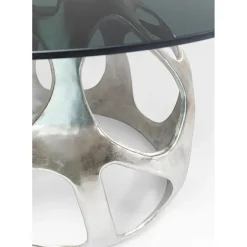 Table Volcano Argente O120Cm