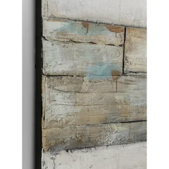 Tableau Acrylique Abstract Gris Line Two 120X150Cm