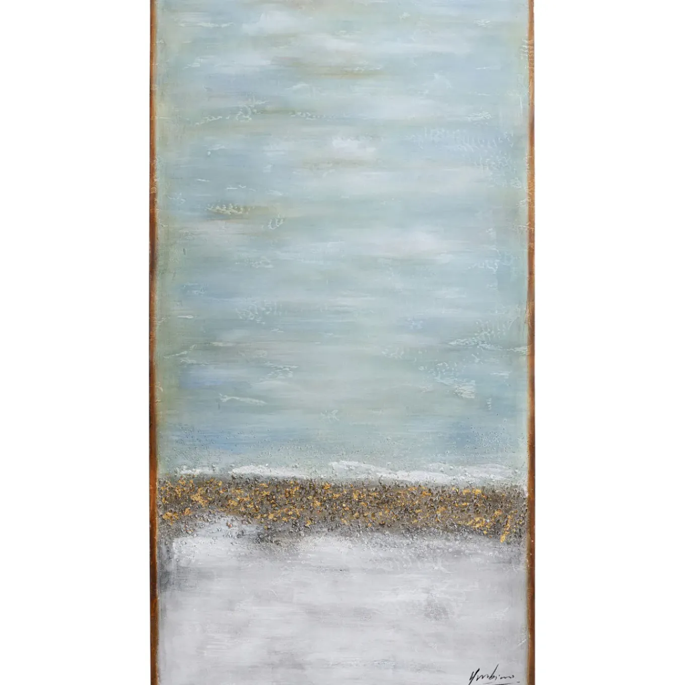 Tableau Acrylique Abstract Horizon 100X200Cm