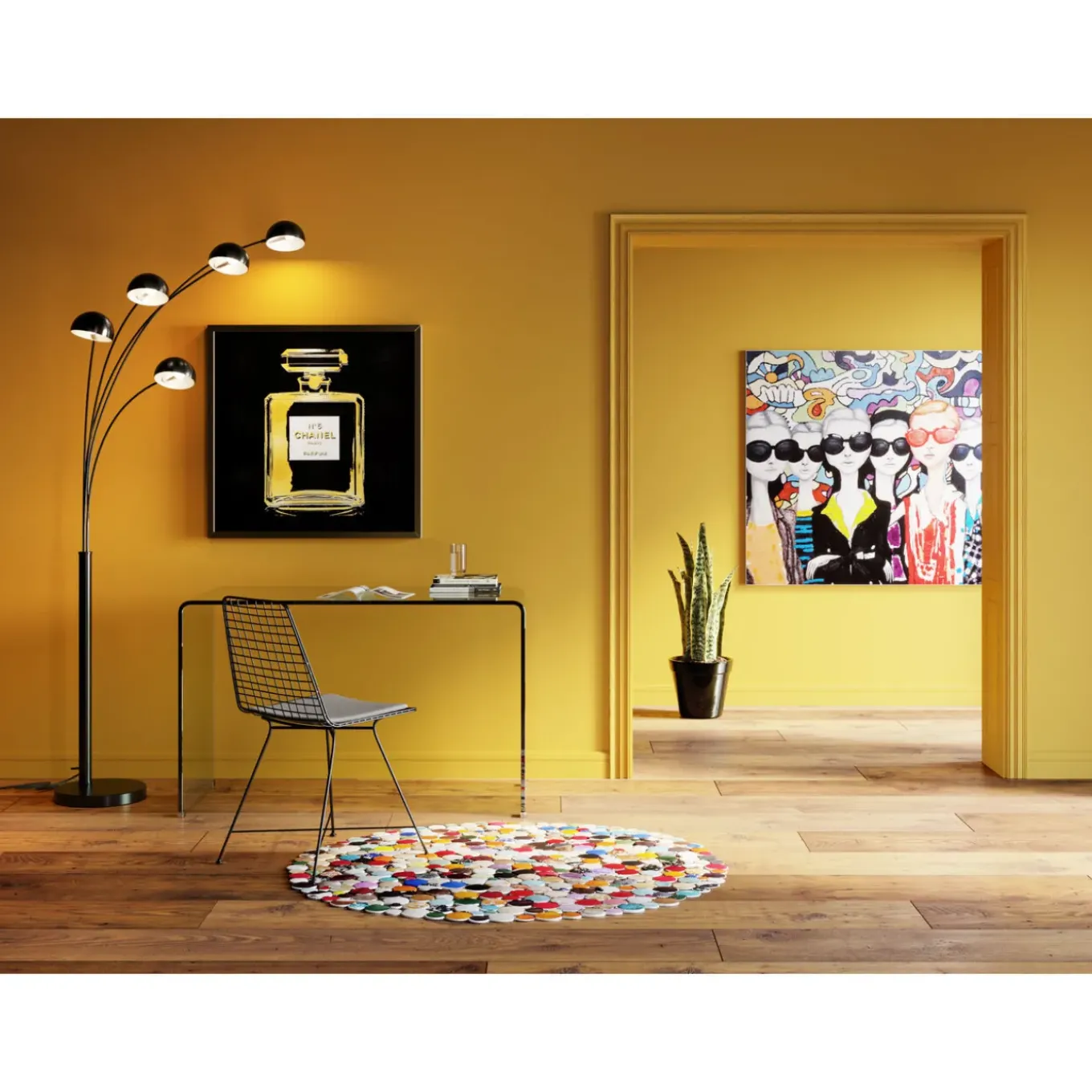 Tableau Acrylique Sunglasses 150X120Cm