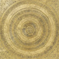 Tableau Décoratif Art Circle Dore 120X120