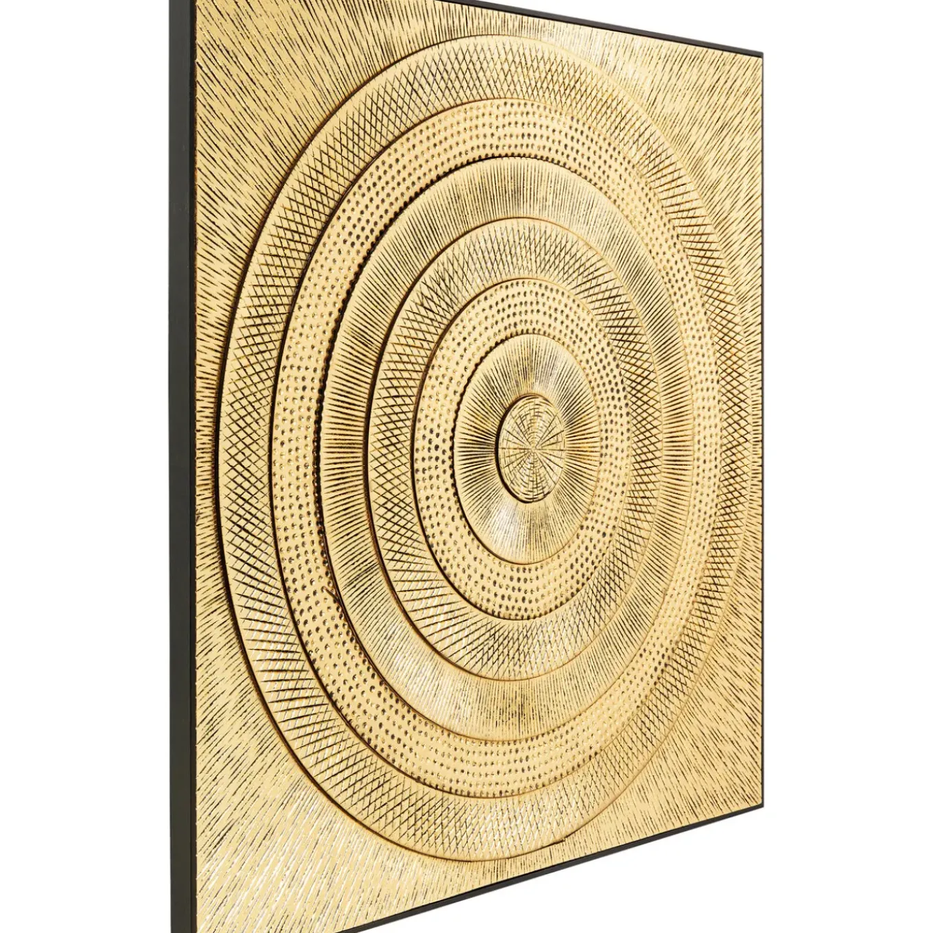 Tableau Décoratif Art Circle Dore 120X120