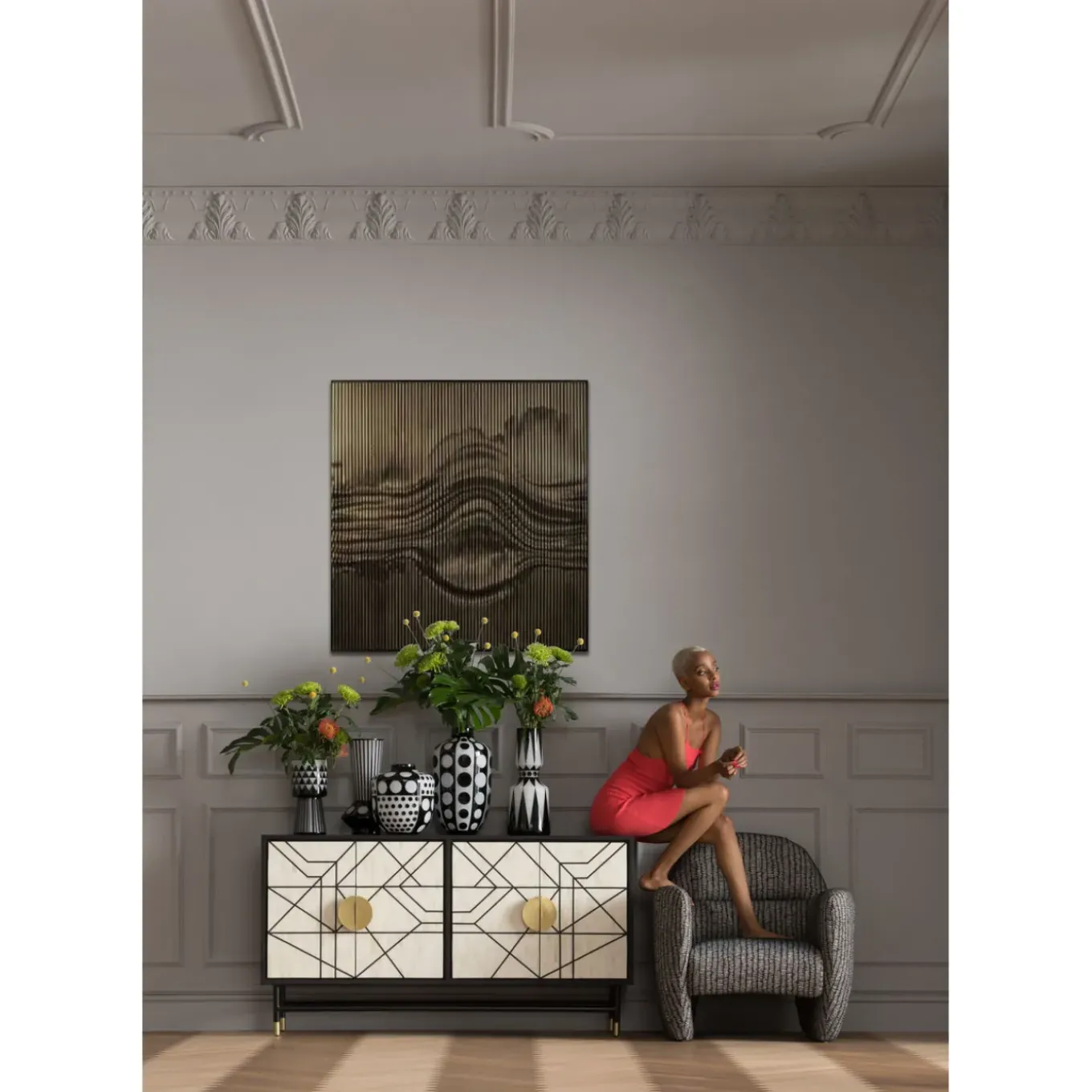 Tableau Décoratif Genesis 100X100Cm