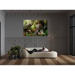 Tableau En Verre Animal Paradise 150X100Cm