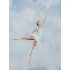 Tableau En Verre Balloon Girl 100X150Cm