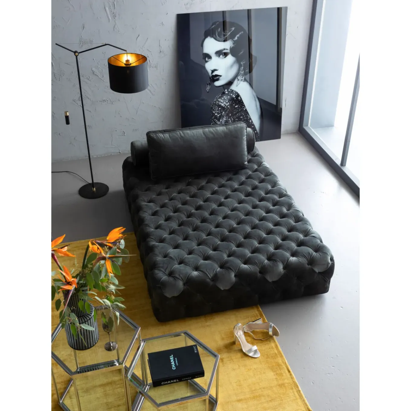 Tableau En Verre Beauty Lady 120X150Cm