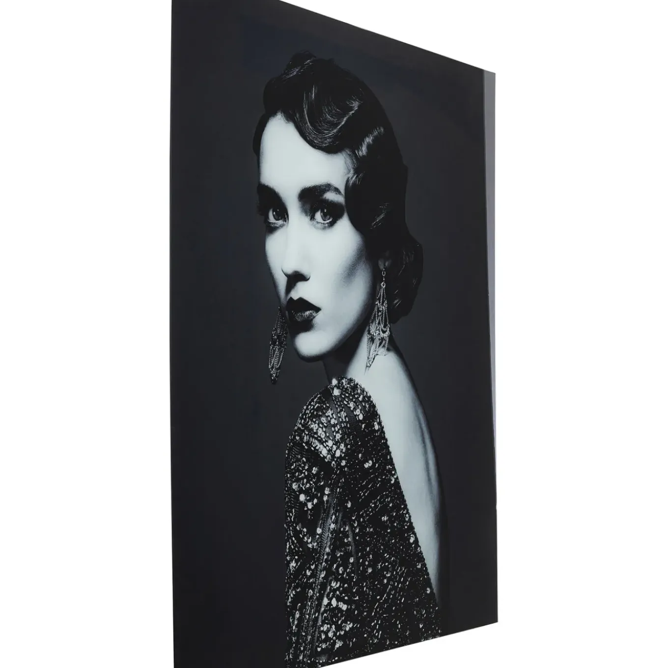 Tableau En Verre Beauty Lady 120X150Cm