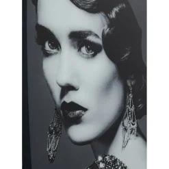 Tableau En Verre Beauty Lady 120X150Cm