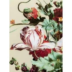 Tableau En Verre Bouquet Beauty Beige100X100Cm