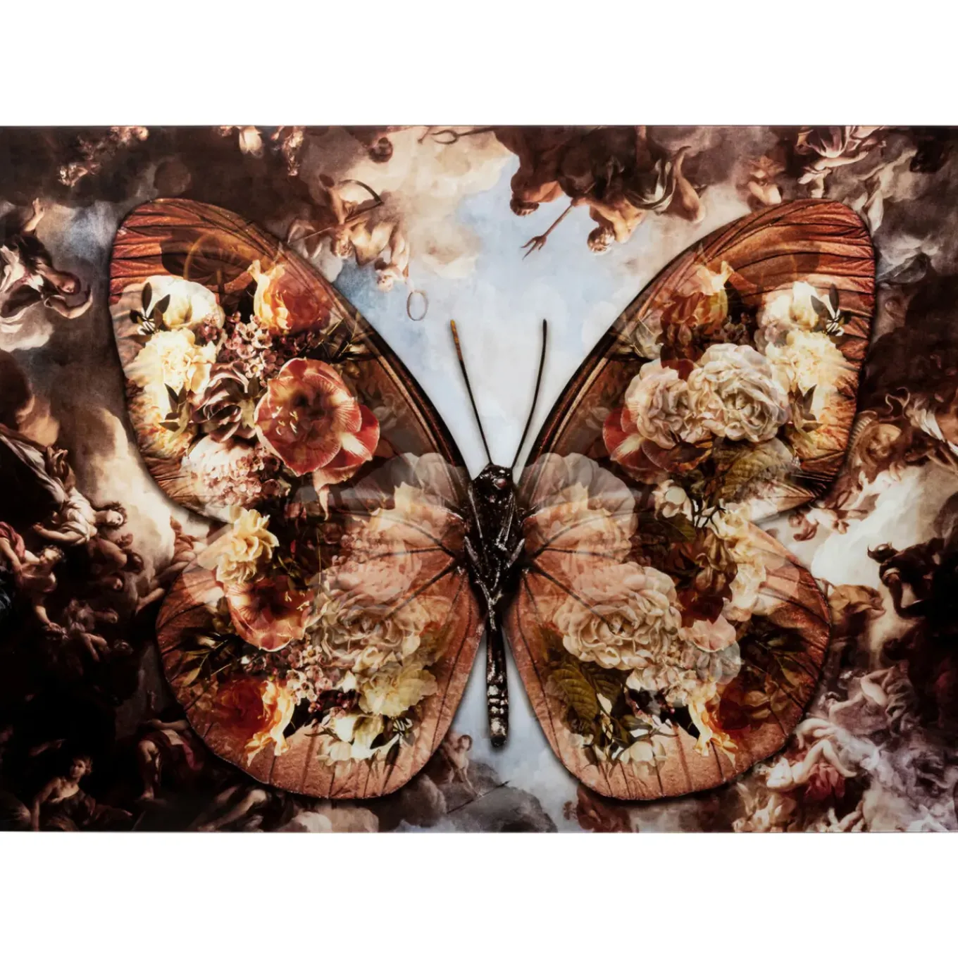 Tableau En Verre Butterfly 150X100Cm