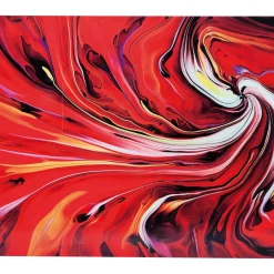 Tableau En Verre Chaos Fire 150X120Cm