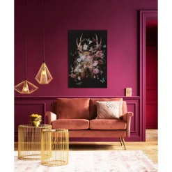 Tableau En Verre Deer Garden 80X120Cm