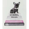 Tableau En Verre Fashion Dog 60X80Cm