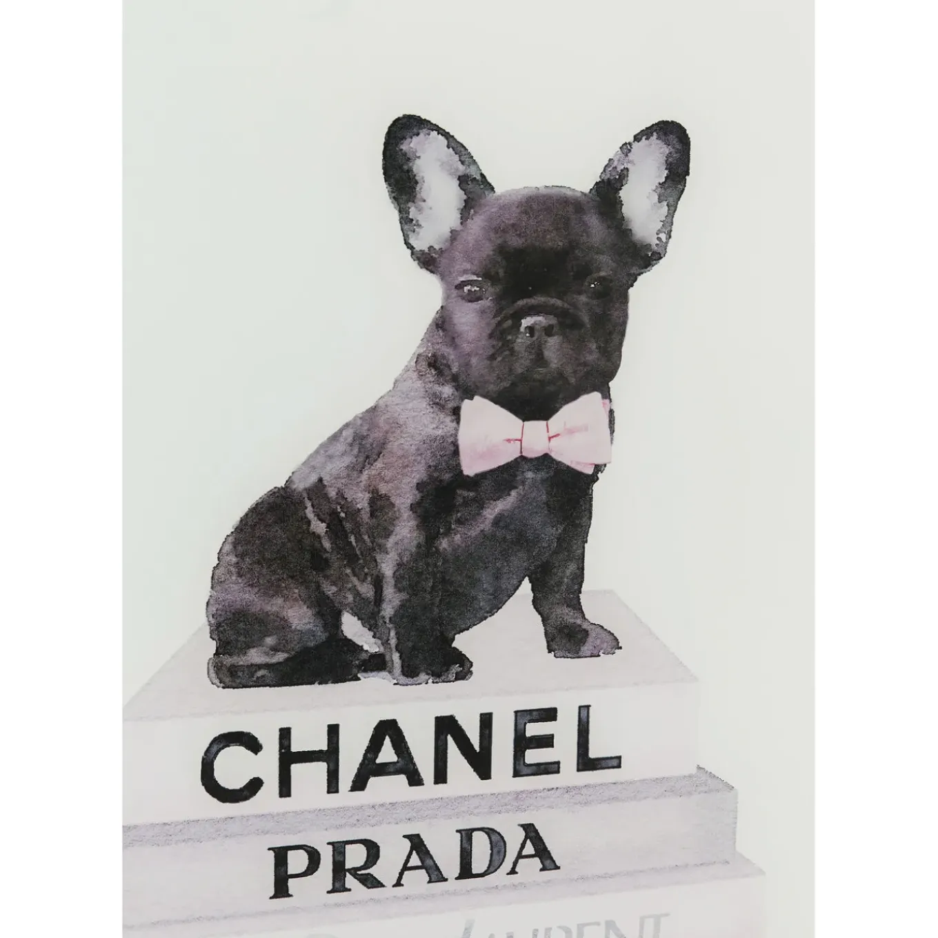 Tableau En Verre Fashion Dog 60X80Cm
