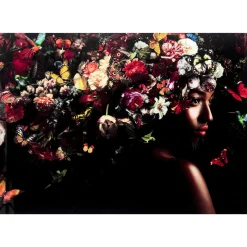 Tableau En Verre Flowery Shoulder View 150X100Cm