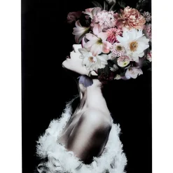 Tableau En Verre Flowery Beauty 80X120Cm