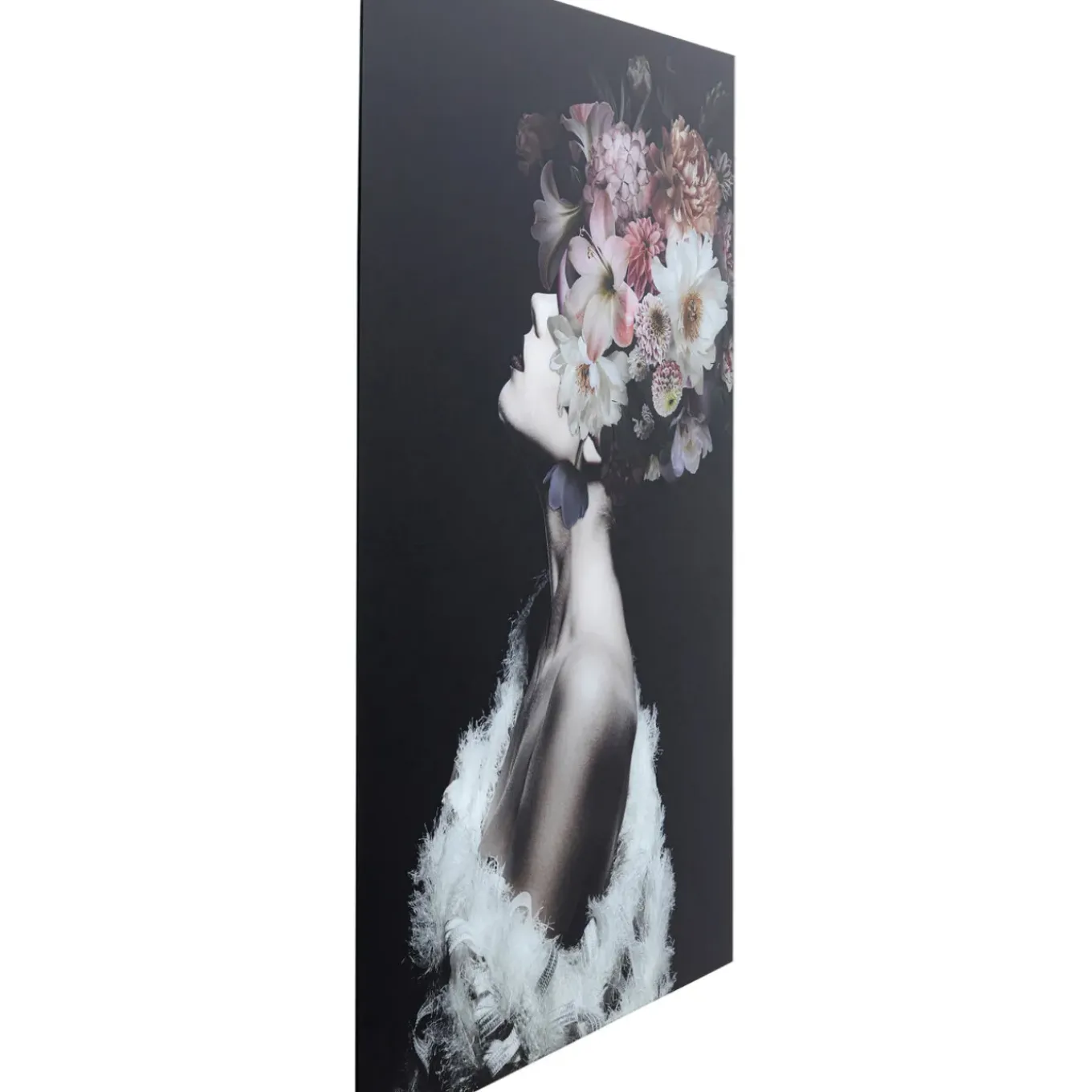 Tableau En Verre Flowery Beauty 80X120Cm