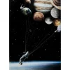 Tableau En Verre Flying Astronaut 100X150Cm