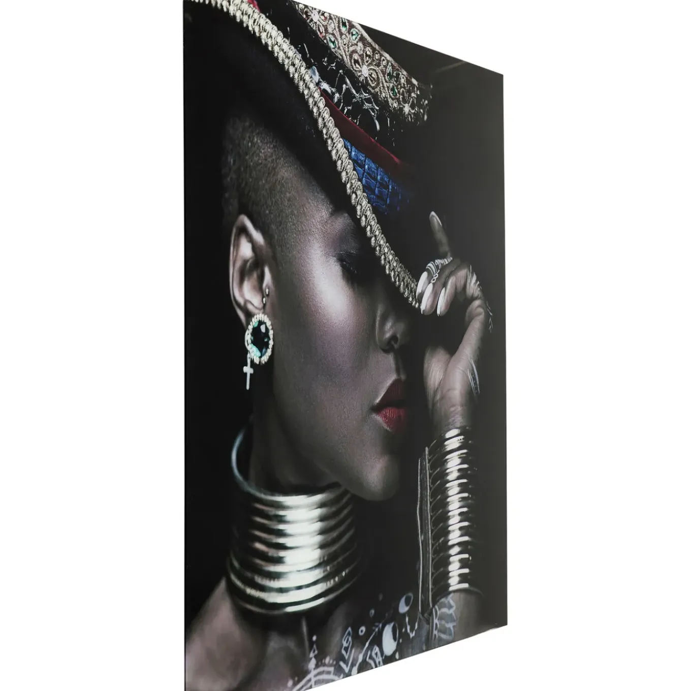 Tableau En Verre Foxy Lady 120X120Cm