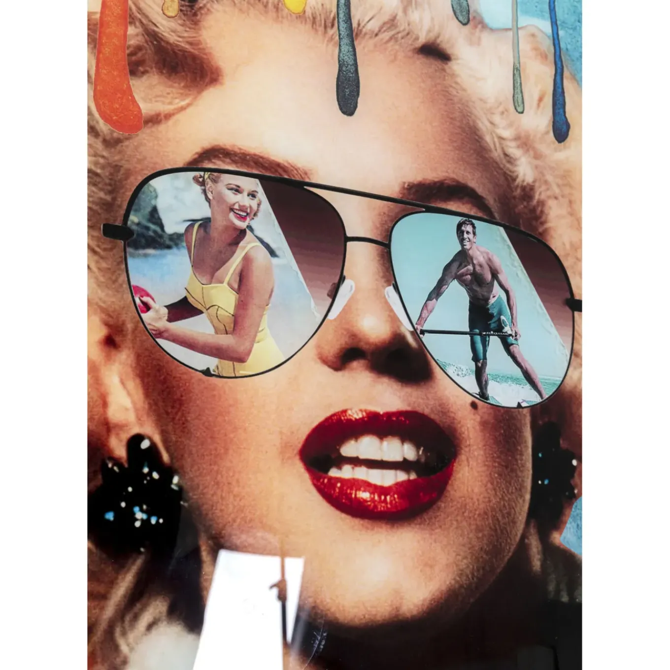 Tableau En Verre Holiday In The 60S 120X150Cm
