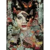 Tableau En Verre Lady Butterfly 100X150Cm