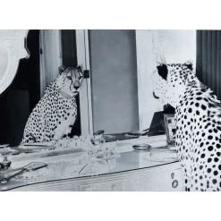 Tableau En Verre Metallic Gepard 150X100Cm