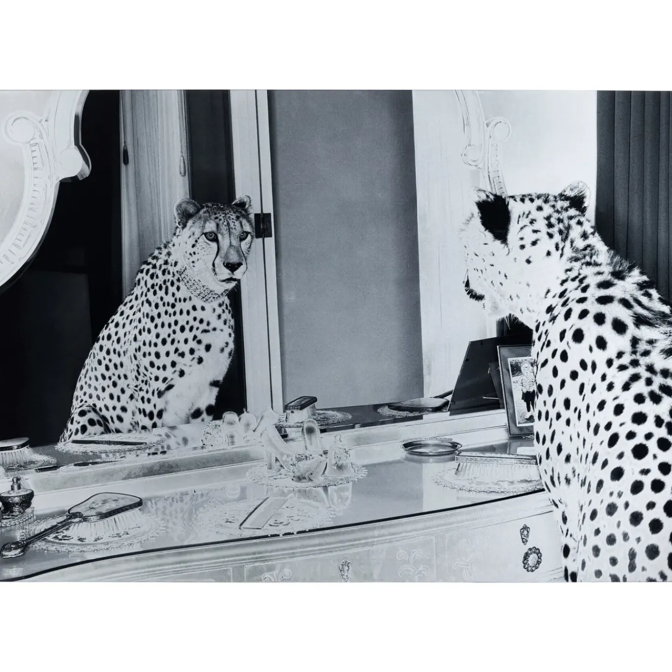 Tableau En Verre Metallic Gepard 150X100Cm