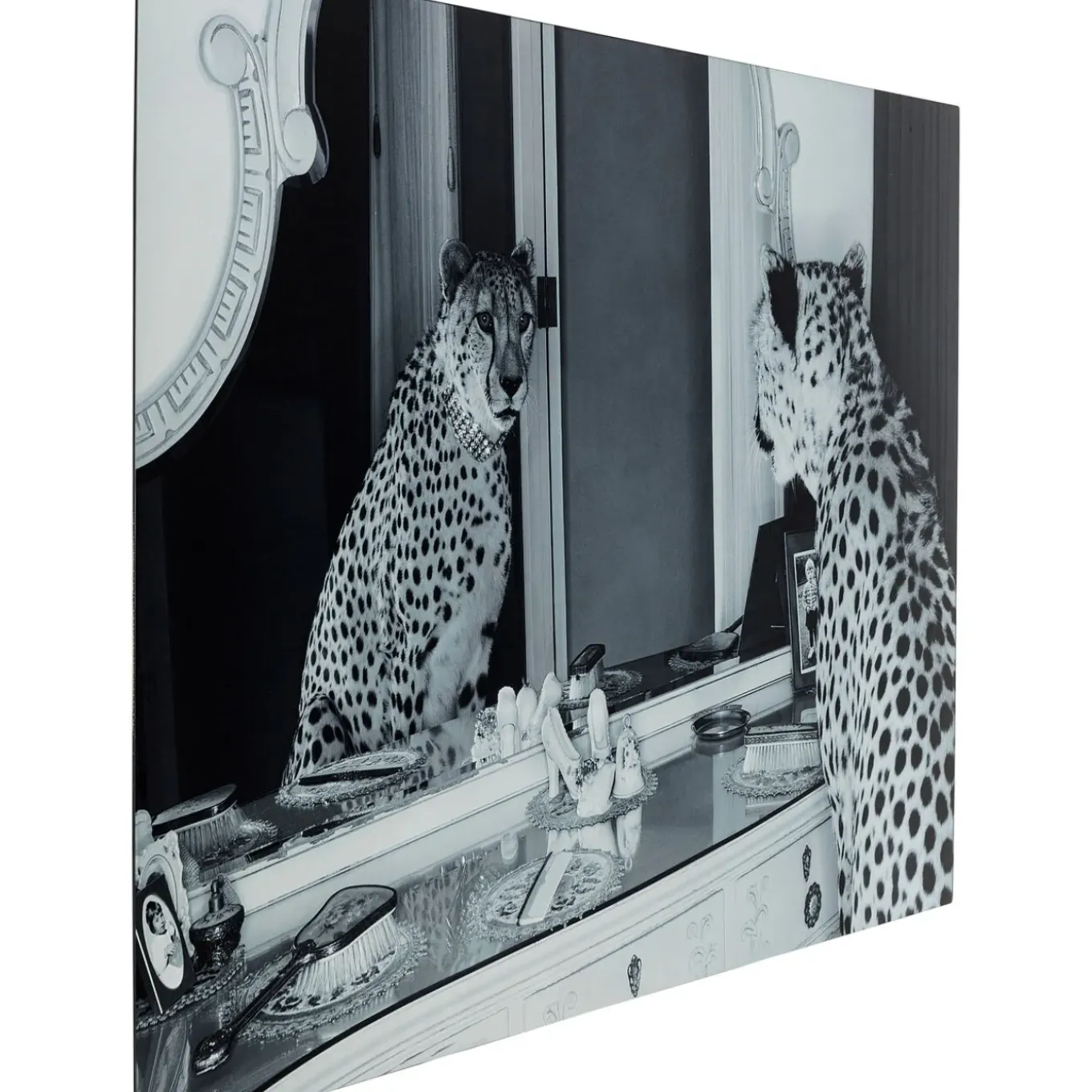 Tableau En Verre Metallic Gepard 150X100Cm