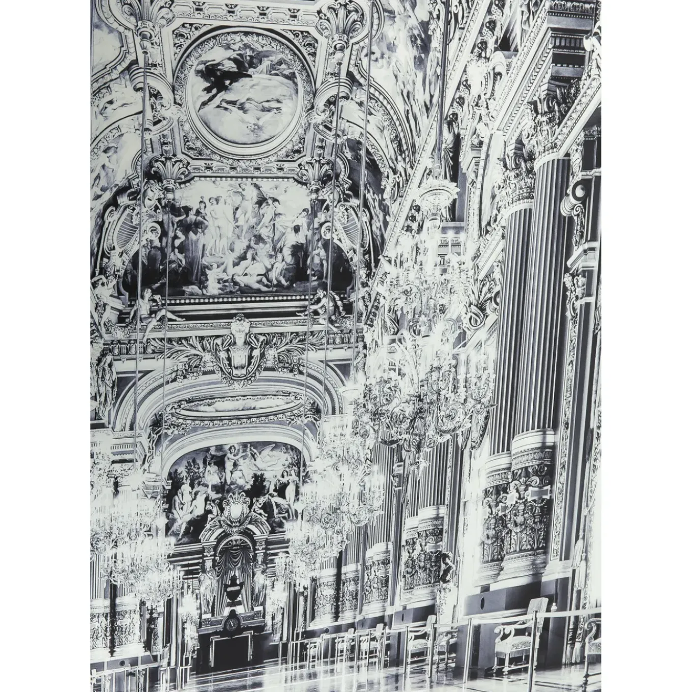 Tableau En Verre Metallic Versailles 180X120Cm