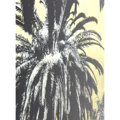 Tableau En Verre Metallic Palms 180X120Cm