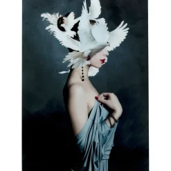 Tableau En Verre Mother Of Doves 80X120Cm