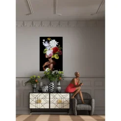 Tableau En Verre Ms. Bouquet 80X120Cm