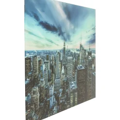Tableau En Verre New York Sunset 160X120Cm