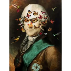 Tableau En Verre Noble Butterfly 100X150Cm