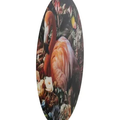 Tableau En Verre Proud Flamingo O100Cm
